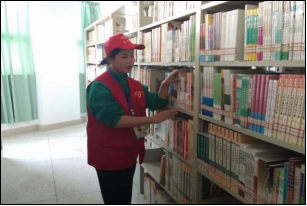 财经学院开展“图书馆义工”志愿服务活动