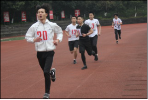 财经学院组织参加学院“第九届田径运动会”